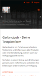 Mobile Screenshot of garlandpub.com